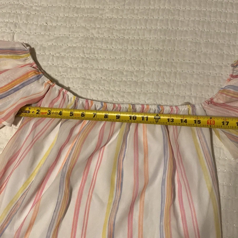 PASTEL RUFFLE TOP - Picture 5 of 8